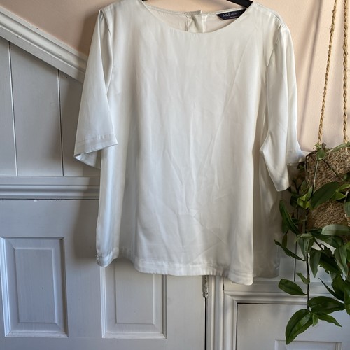Top blouse size ivory white - 14,