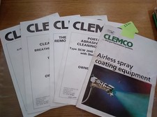 Clemco Airless Spray Equipment Manual 60 Cap S1 RMS 100 SCW 2040