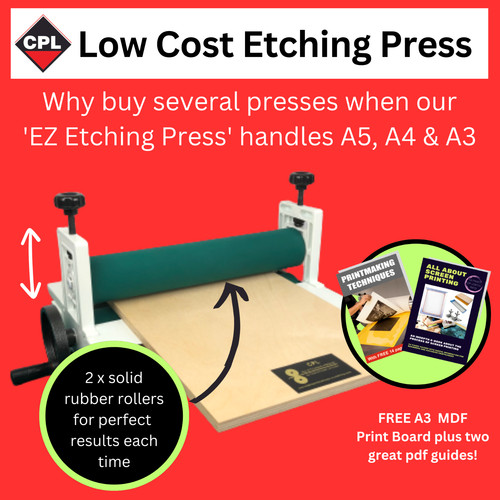 Etching printing press - printing,