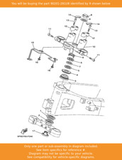 YAMAHA Washer, Plate
