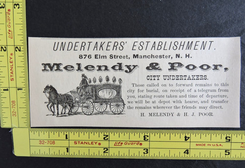 Rare antique 1878 - ad, –