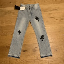 Chrome hearts denim flares W28