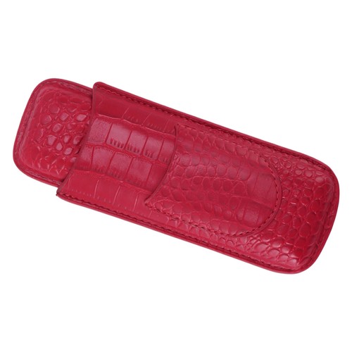 Red cigar case holder - cigar, soft