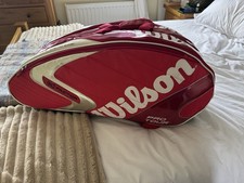 Wilson Pro Tour Moisture Guard K Factor Racket Carry Tennis Bag  12 rackets
