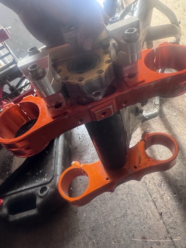 Ktm300 orange yokes clamps - orange,