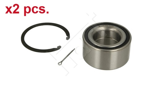 Pcs front wheel hub - front, set