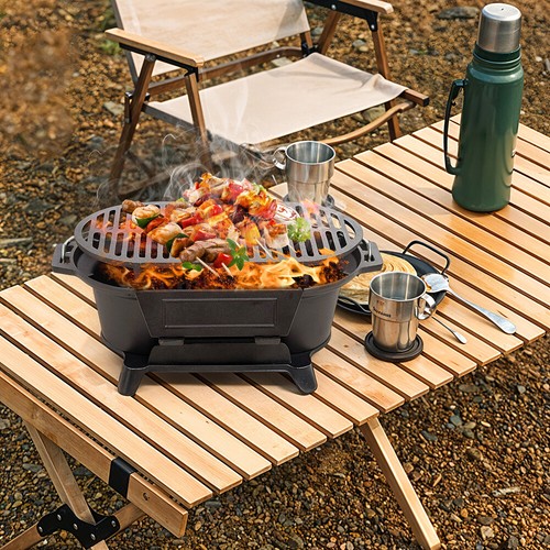 Camping grill barbecue - barbecue,