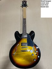 Epiphone - ES-335 - Vintage Sunburst, HH, No Tremolo, Laurel, Guitar