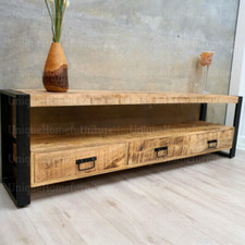 Industrial TV Stand Vintage