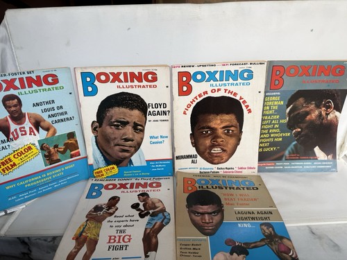 Vintage boxing illustrated - vintage,
