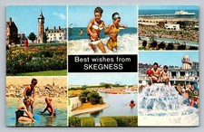 Postcard best wishes from - -,