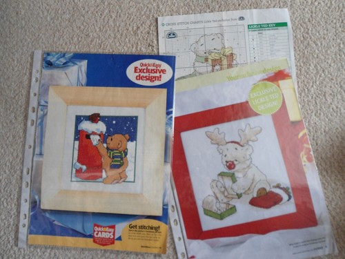 Lickle ted cross stitch - stitch, charts