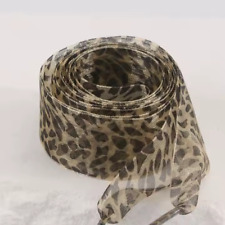 Leopard Print Shoelaces 120cm Thin Ribbon 4cm Shoe Laces Cheetah Shoe UK Stock