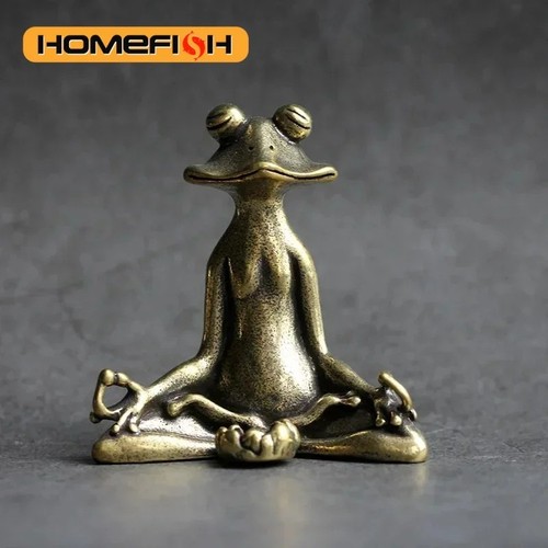Antique brass meditation zen - antique,