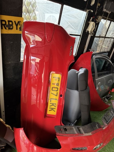 Toyota aygo mk1 red rear - aygo,