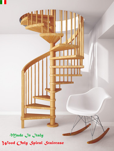Indoor spiral staircase kit - indoor,