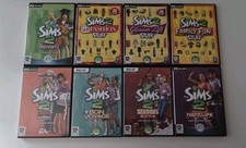 THE SIMS 2 EXPANSION PACKS PC CD GAMES BUNDLE JOB LOT X8 ALL COMPLETE #2KGRM