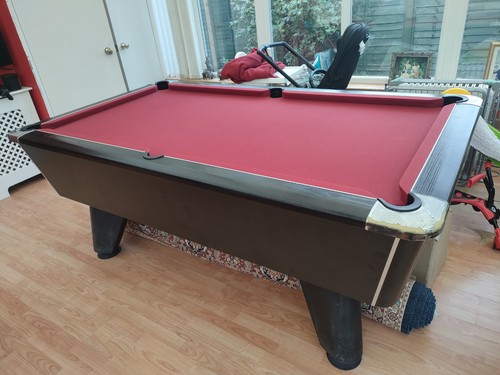 Full size pool table - size, x