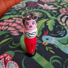 Vintage French knitting doll