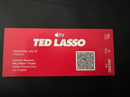 Ted lasso season fyc ticket - ted,
