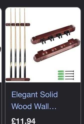 Pool cue rack fishing - fishing, rod