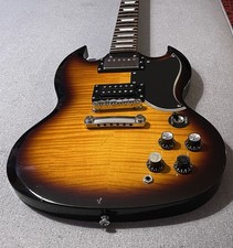 Epiphone SG Modern Figured - Mojave Burst - 2006 Electric Guitar With Soft Case