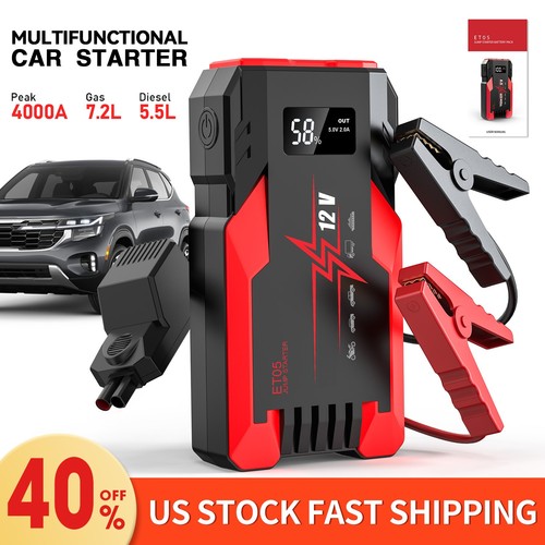 Tenker 4000a portable car jump - 4000a,