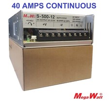 40 Amp 13.8V HAM Radio Power Supply 10-15.5 Volts Just Added to MegaWatt® Line