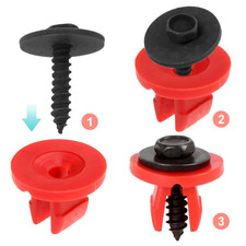 FIT FORD BUMPER FENDER & INTERIOR PANEL MOULDING HEX BOLT/PLASTIC NUT CLIPS
