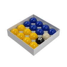 2" Blues and Yellows Pool Ball