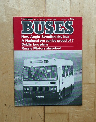 Buses magazine august 1980 - magazine,