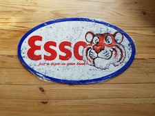 Esso/ Tiger 8" x 14" small oval  Metal Sign Man Cave/ Garage/ Shed.