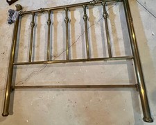 Vintage Brass Bed with metal