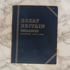 Whitman Coin Folders Empty Great Britain Shillings collection 1953 to DATE 
