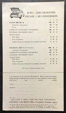 BMC 1800 CRAYFORD ESTATE CAR