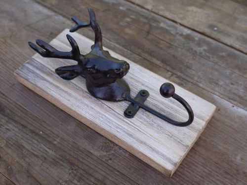 Gloss black finish - stags, head