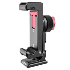 Ulanzi ST-27 Metal Phone Holder Clamp with Cold Shoe Arca 360°Rotatable Tripod M