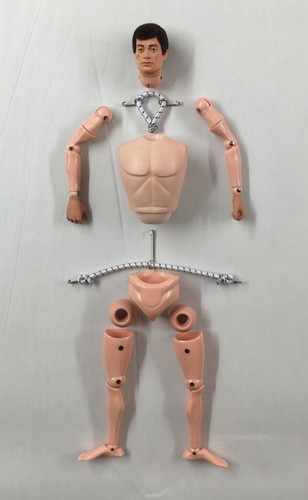 Vintage action man - man, restringing