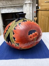 Large Ceramic Vase, Signed by William Moorcroft, 1913