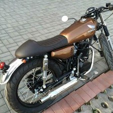 Black Motorcycle Cafe Racer