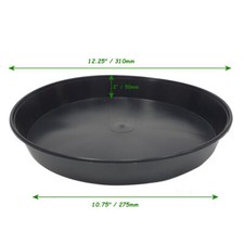 PLANT POT SAUCER 30cm 12" Diameter - Heavy Duty Strong Rigid