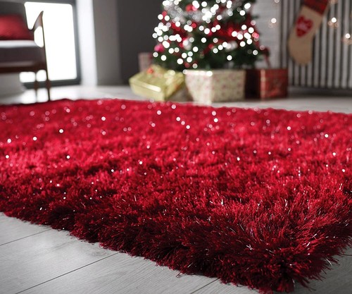 Large shaggy rug - rug, fluffy