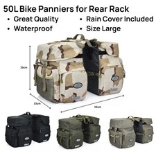 50L Waterproof Bike Rear Rack