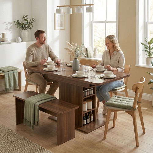 Extendable dining table for - extendable,