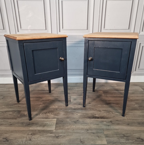 Vintage pair bedside cabinets - vintage,