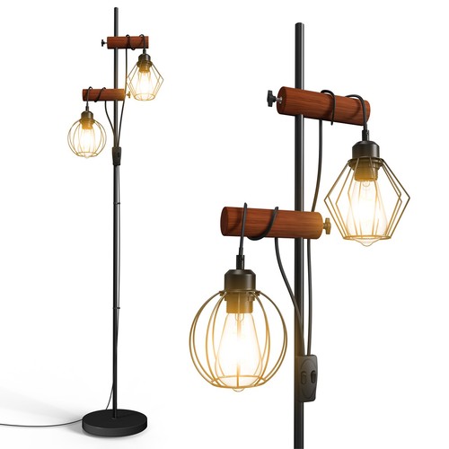 Vintage floor lamp - vintage, light
