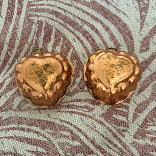 Set heart shaped metal - set,