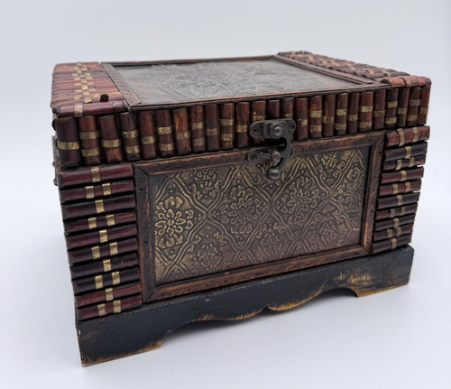 Vintage chinese woven bamboo - chinese,