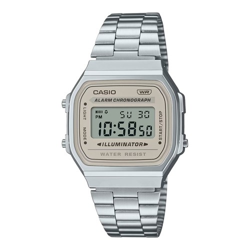 Casio vintage silver stainless - casio,