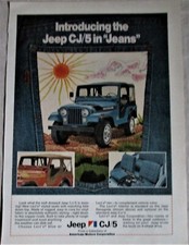1975 AMC Jeep CJ5 ad